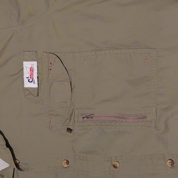 Men's World Wide Sportman Button Down Short Sleeve Shirt Size 2XL - Picture 2 of 9